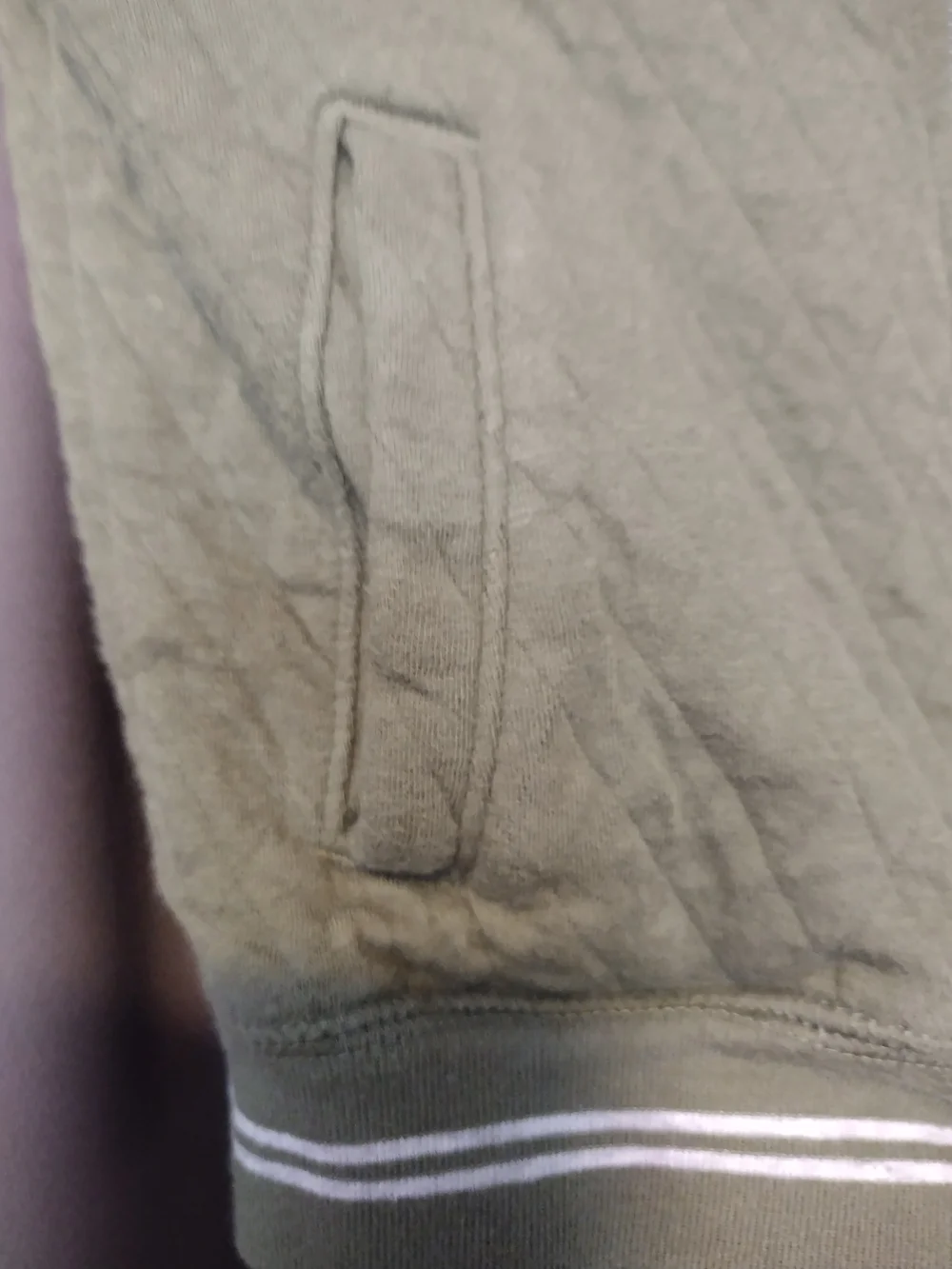 OshKosh Olive Quilted Zip-Up Jacket